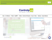 Tablet Screenshot of controlp.es